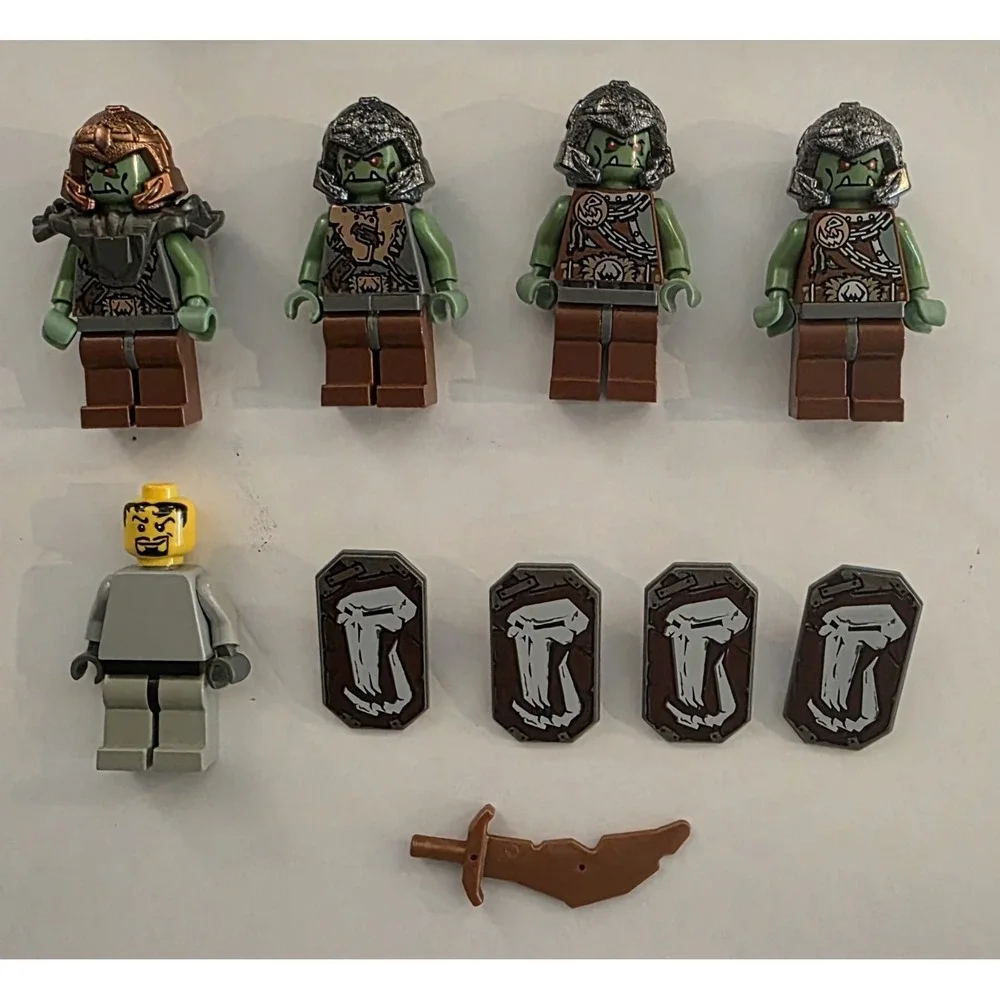 LEGO‎ 7048 Castle Troll Warship- Parts With Manuals & Some Minifigures-Read